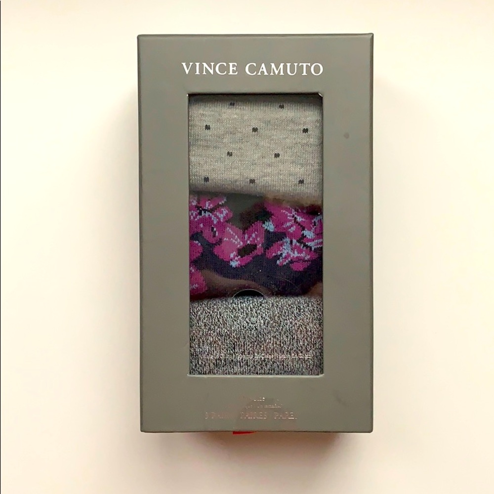 NWT Vince Camuto 3 Pair Socks